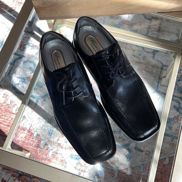 Kenneth Cole New York Black Leather Dress Shoes- Size 9 - Picture 6 of 10